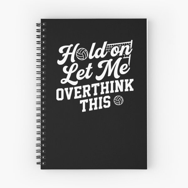 Item preview, Volleyball Overthinker Humorous Player Design designed and sold by snowry.