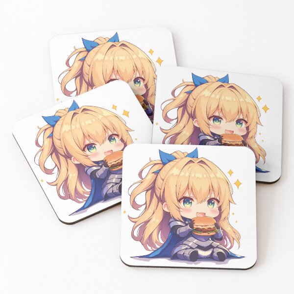 Item preview, Ais Wallenstein DanMachi Chibi Burger Calm designed and sold by earlobejerk.