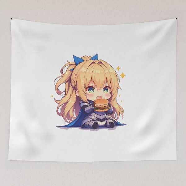 Item preview, Ais Wallenstein DanMachi Chibi Burger Calm designed and sold by earlobejerk.