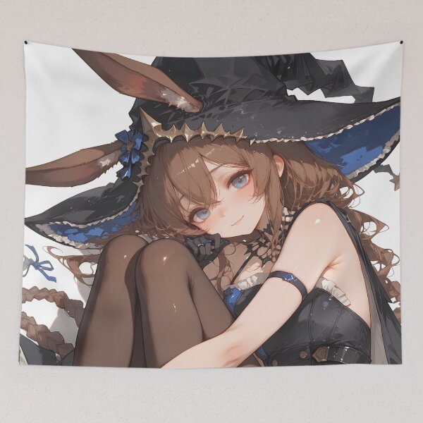 Item preview, Amiya Arknights Prelude To Dawn Witch Outfit Magic Kawaii Girl designed and sold by 108Recordings.