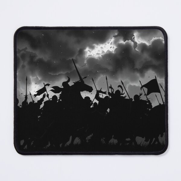 Item preview, Epic Viking Army Silhouette - Dark Fantasy Battle Scene designed and sold by EllDAV777.