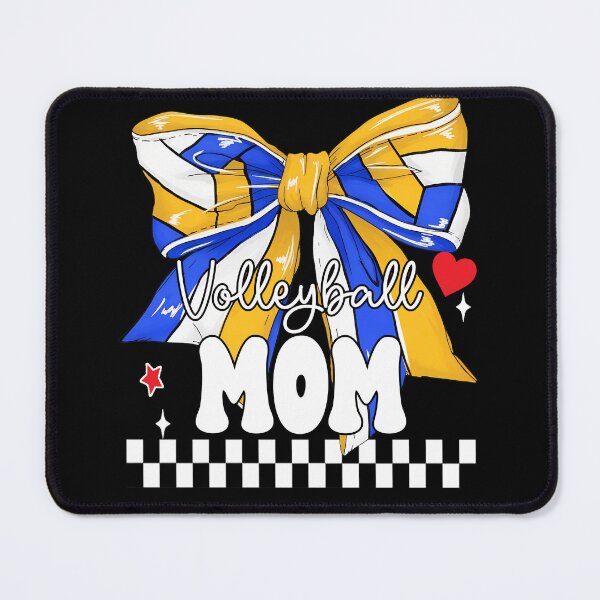 Item preview, Volleyball Mom Bow Team Colors designed and sold by LarryMBrown.