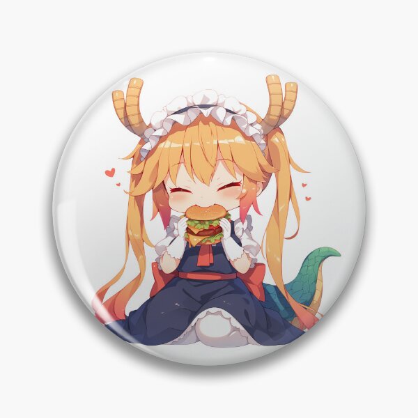 Item preview, Tohru Dragon Maid Chibi Burger Delight designed and sold by earlobejerk.