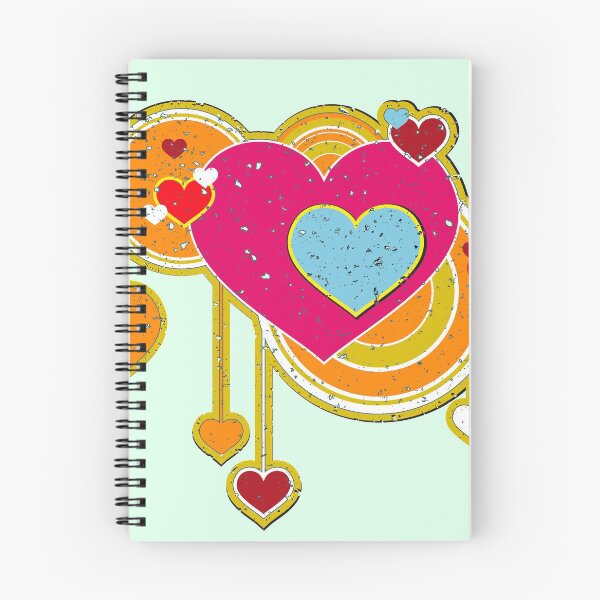 Item preview, Hearts love valentines grunge circles designed and sold by Helen-Storm.