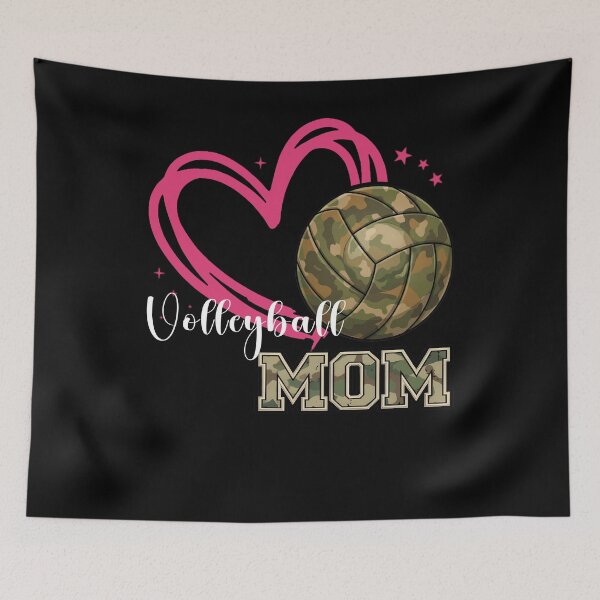 Artikelvorschau, Volleyball Mom Camo Herz Grafik entworfen und verkauft von LarryMBrown.