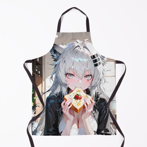 Item preview, Prelude Lappland Breakfast Delight Arknights Anime Girl Morning Kitchen designed and sold by 108Recordings.