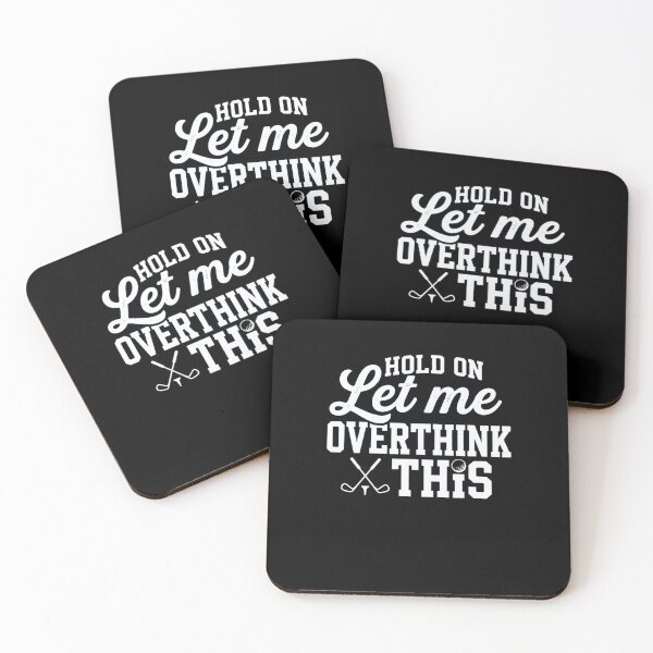Item preview, Let Me Overthink This Funny Golf Player designed and sold by snowry.