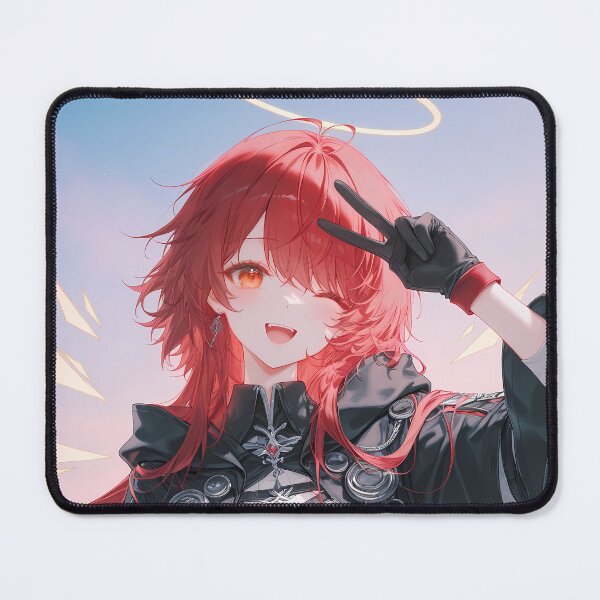 Item preview, Exusiai Peaceful Aura Arknights Prelude To Dawn Anime Girl designed and sold by 108Recordings.