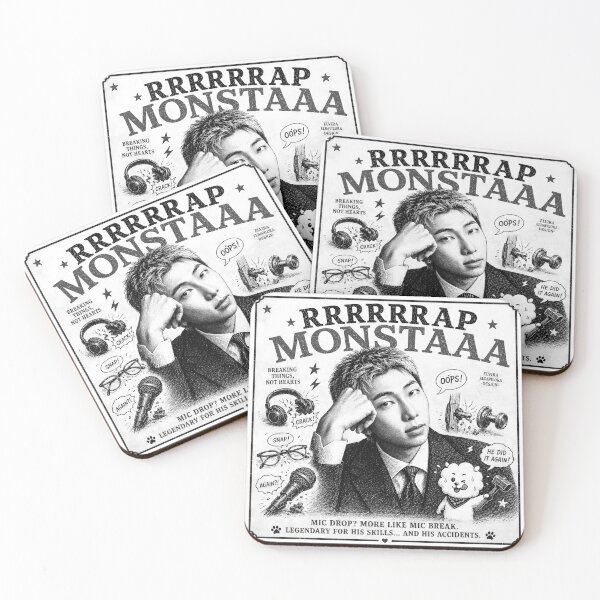 Item preview, Rrrrrrap Monstaaa | RM 김남준 (BTS) designed and sold by Eldavilora.