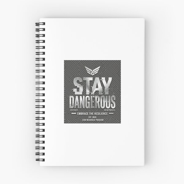 Item preview, Stay Dangerous Modern Streetwear Typography Design designed and sold by DarioTactical.