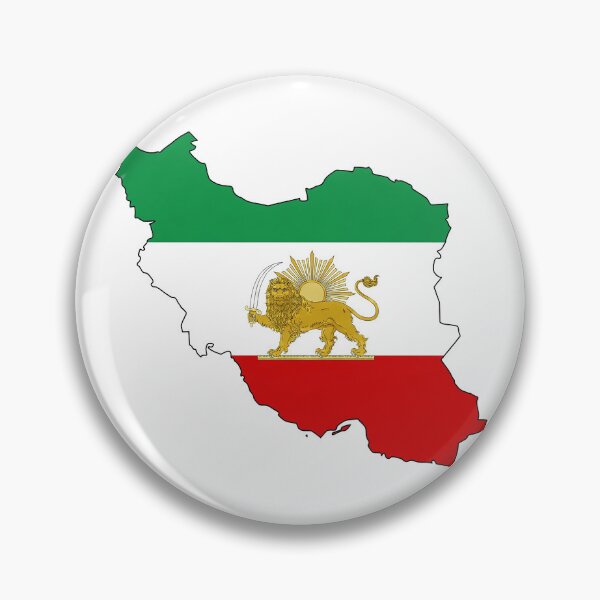 Item preview, Iran Persia Flag Map designed and sold by Fres Design.