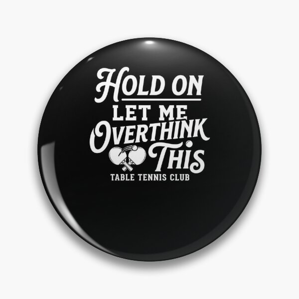 Item preview, Overthink This Table Tennis Ping Pong Player designed and sold by snowry.