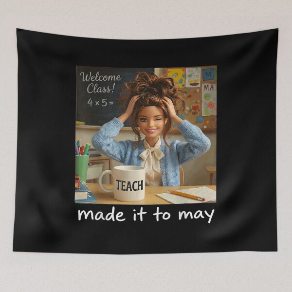 Item preview, Funny Made It to May Teacher Girls Meme Last Day of School  designed and sold by ZalcArtStore.