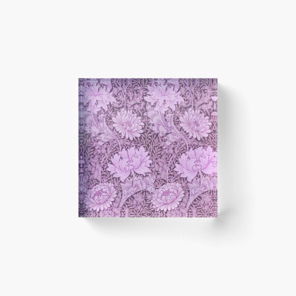 Item preview, Magenta Pink Chrysanthemum Damask William Morris designed and sold by Glimmersmith.