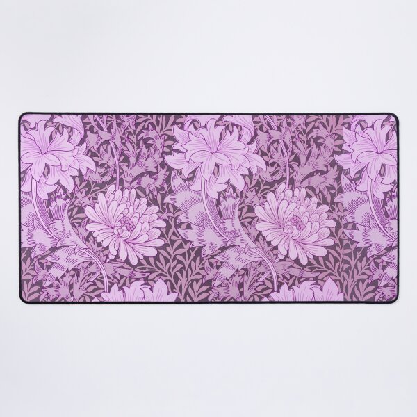 Item preview, Magenta Pink Chrysanthemum Damask William Morris designed and sold by Glimmersmith.