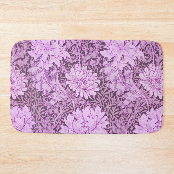 Item preview, Magenta Pink Chrysanthemum Damask William Morris designed and sold by Glimmersmith.