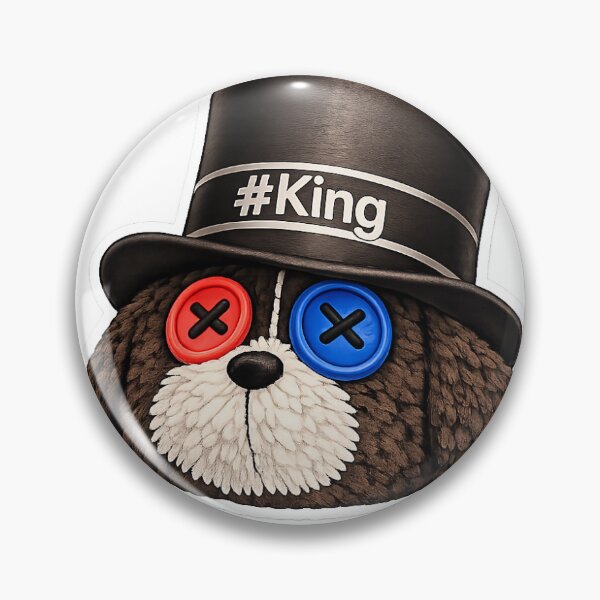 Item preview, #King Top Hat Pup – Street Royal Character designed and sold by #kingMAMECRAFT.