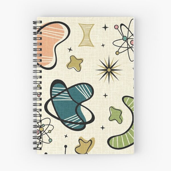 Item preview, Atomic Age Pattern Mid Century Modern Design MCM designed and sold by CattlettArt.