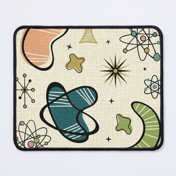 Item preview, Atomic Age Pattern Mid Century Modern Design MCM designed and sold by CattlettArt.