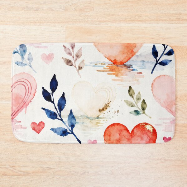 Item preview, Valentines Day Hearts Pattern designed and sold by soulfulpalette.