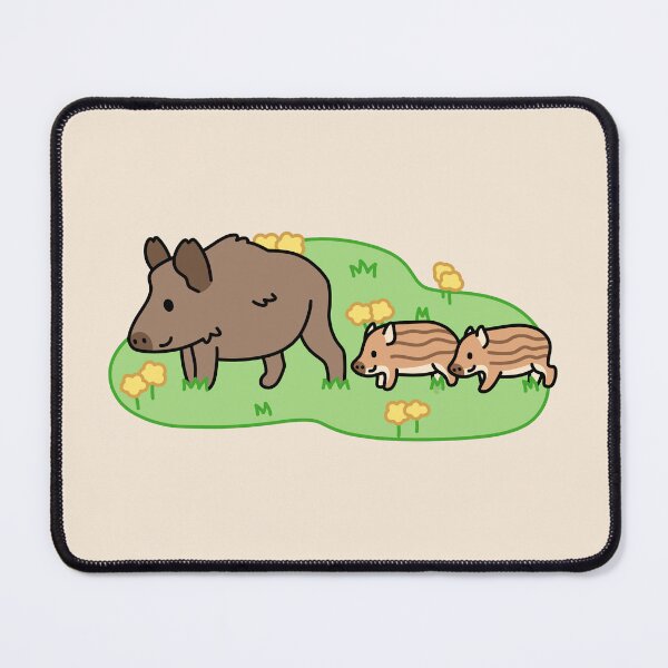 Item preview, Boar Family designed and sold by littlemandyart.