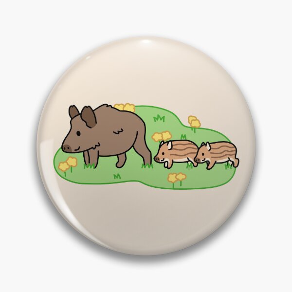 Item preview, Boar Family designed and sold by littlemandyart.