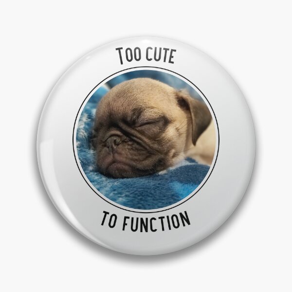 Item preview, Too Cute to Function Sleeping Pug Puppy designed and sold by Massara6.