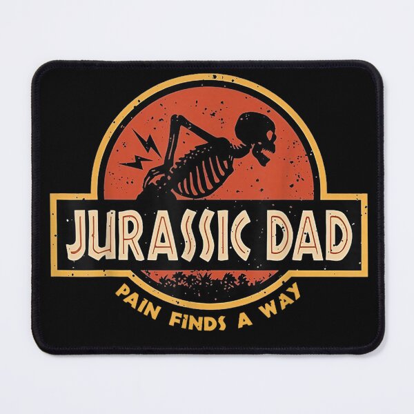 Item preview, Jurassic Dad Pain Finds A Way Funny Sarcastic Skeleton designed and sold by ZalcArtStore.