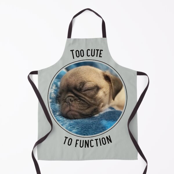Item preview, Too Cute to Function Sleeping Pug Puppy designed and sold by Massara6.