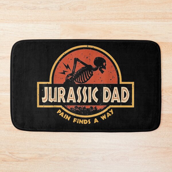 Item preview, Jurassic Dad Pain Finds A Way Funny Sarcastic Skeleton designed and sold by ZalcArtStore.
