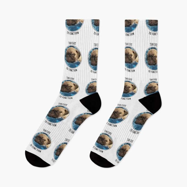 Item preview, Too Cute to Function Sleeping Pug Puppy designed and sold by Massara6.