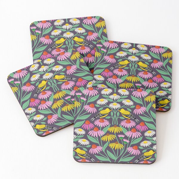 Item preview, Goldfinch among the wildflowers designed and sold by Jennifer Ladd.
