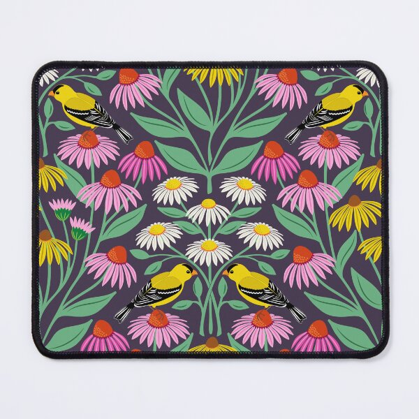 Item preview, Goldfinch among the wildflowers designed and sold by Jennifer Ladd.