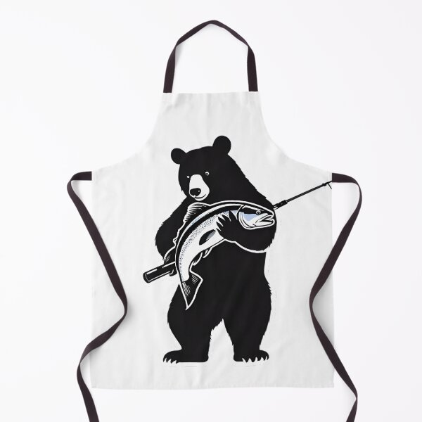 Item preview, Fishing Bear designed and sold by Animals Doing Stuff.