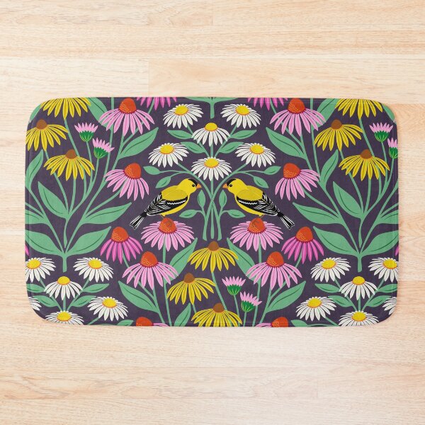 Item preview, Goldfinch among the wildflowers designed and sold by Jennifer Ladd.