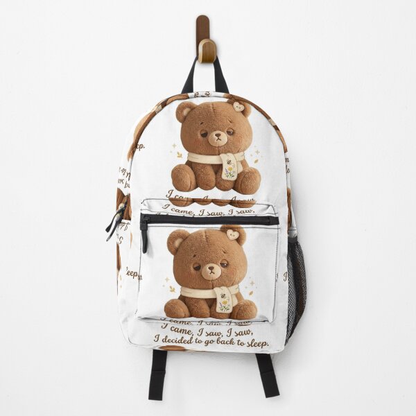 Item preview, Sleepy Kawaii Bear - I Came, I Saw, I Decided To Go Back To Sleep designed and sold by Stickivo.