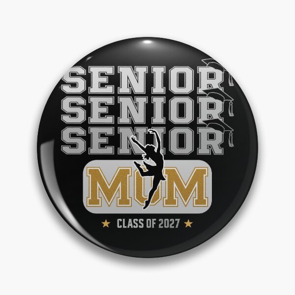 Item preview, Class of 2027 Proud Mom Dancer Silhouette designed and sold by QuiteOrbit.