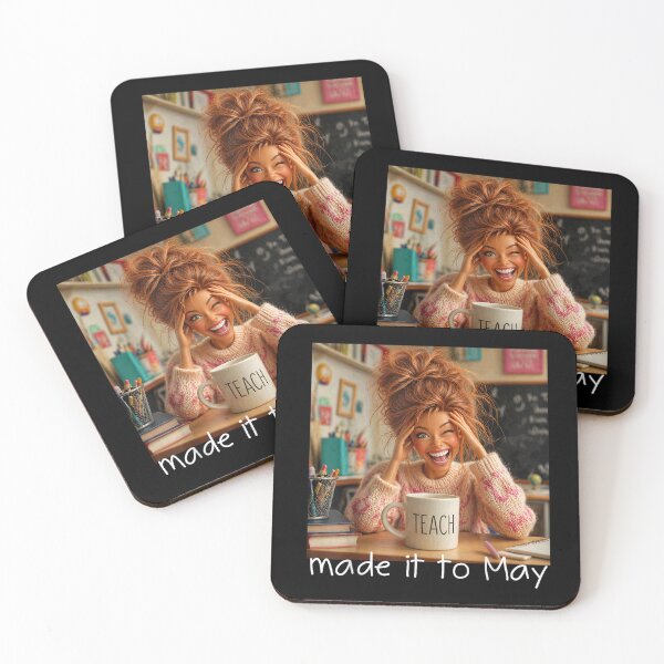 Item preview, Made It to May Funny Meme End of School Year Teacher Face designed and sold by ZalcArtStore.