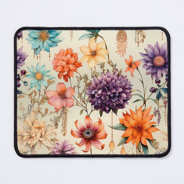 Item preview, Flowers watercolor vector seamless pattern designed and sold by Leylita Design.