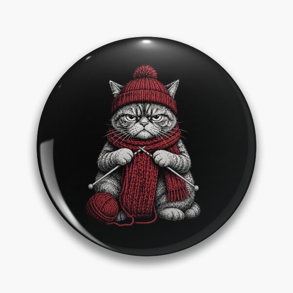 Item preview, Knitting Cat Crochet  designed and sold by zoes-ink.