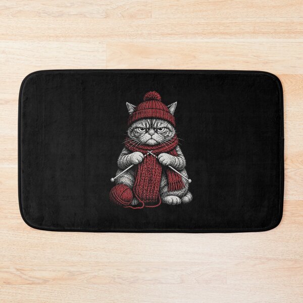 Item preview, Knitting Cat Crochet  designed and sold by zoes-ink.