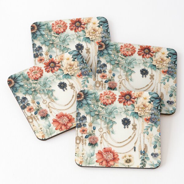 Item preview, Flowers watercolor vector seamless pattern designed and sold by Leylita Design.