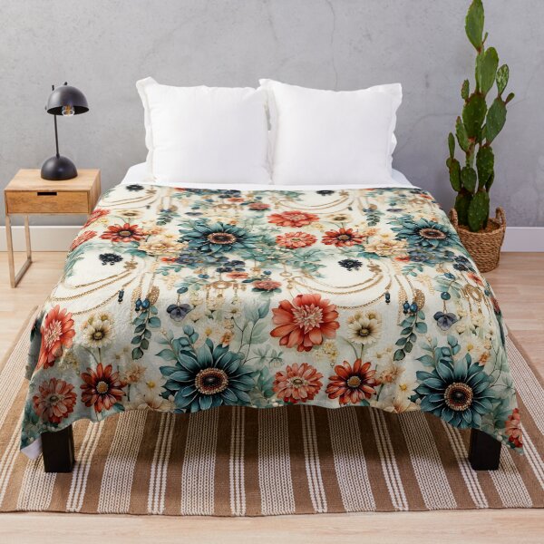 Item preview, Flowers watercolor vector seamless pattern designed and sold by Leylita Design.