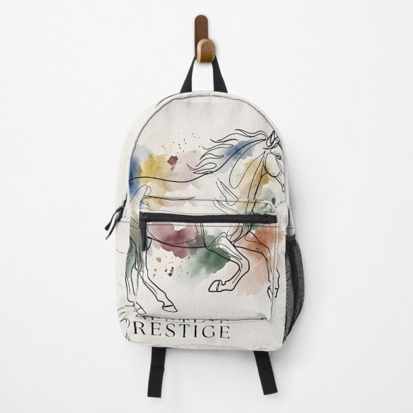 Item preview, Galloping Horse Line Art Watercolor Splash Prestige designed and sold by PixorStudio.
