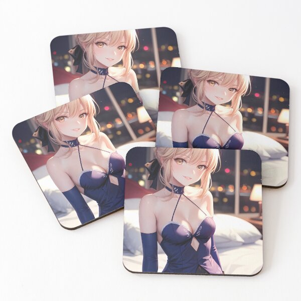 Item preview, Saber Alter Fate Stay Night Midnight Bedroom Elegance designed and sold by SuperTeamCanada.