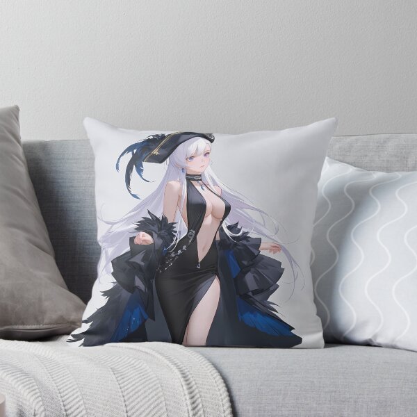 Item preview, Belfast Azur Lane Midnight Feathered Elegance with White Hair designed and sold by SuperTeamCanada.
