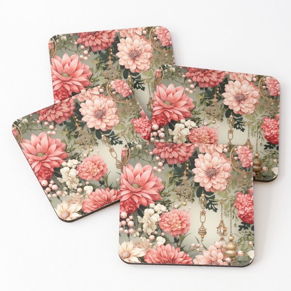 Item preview, Flowers watercolor vector seamless pattern designed and sold by Leylita Design.