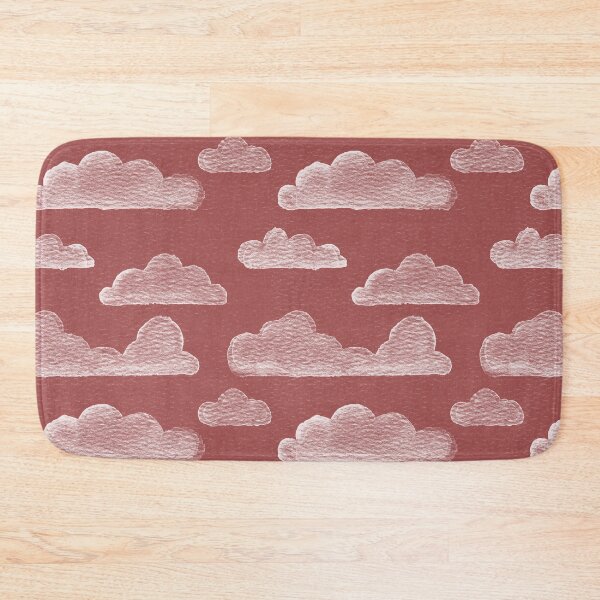 Item preview, Dreamtime Clouds Watercolor Pattern - Ruby + Snow designed and sold by Irene Estelle.