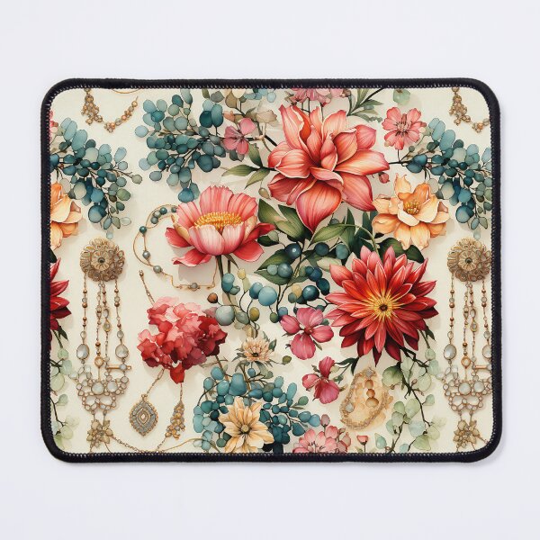 Item preview, Flowers watercolor vector seamless pattern designed and sold by Leylita Design.