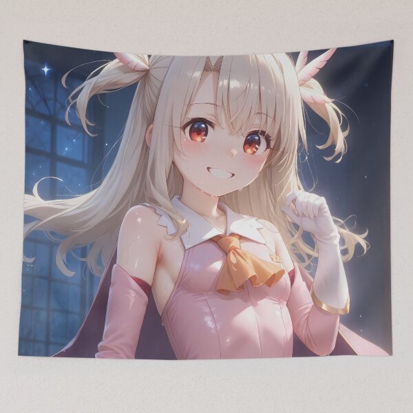 Item preview, Illyasviel von Einzbern Fate Stay Night Moonlit Pink Magic designed and sold by SuperTeamCanada.